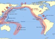 Peta Ring Of Fire Sebagai Zona Seismik Paling Berbahaya Di Dunia