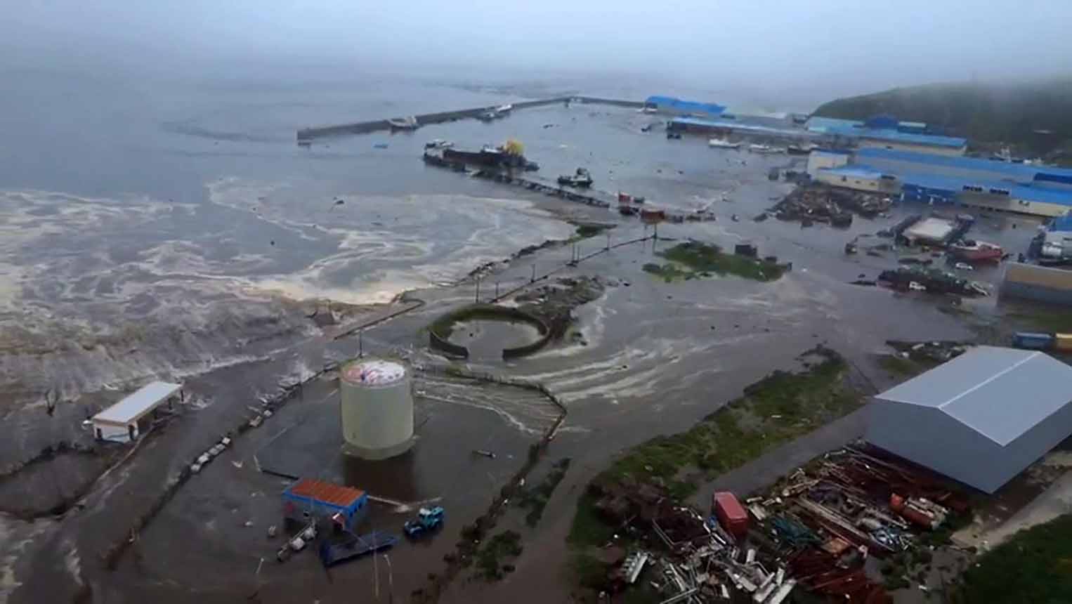 Russia Earthquake Tsunami